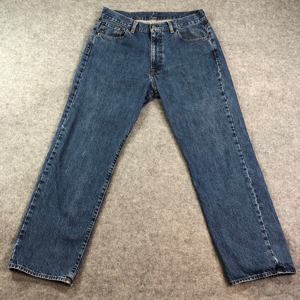 Polo RL Jeans Vintage Mens 34x30 (fits 32x30) Blue Relaxed Classic Fit Tapered